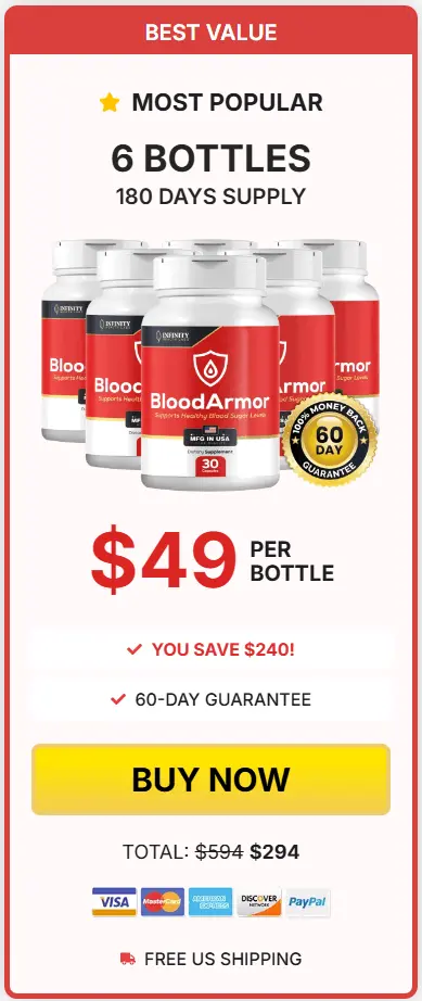 Buy BloodArmor 6 Bottle